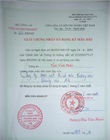 Giấy chứng nhận đăng ký mẫu dấu